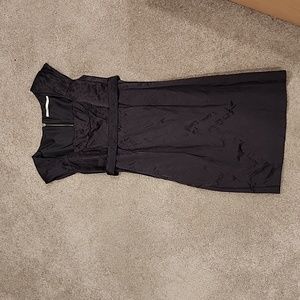 Mint dress black satin size 4